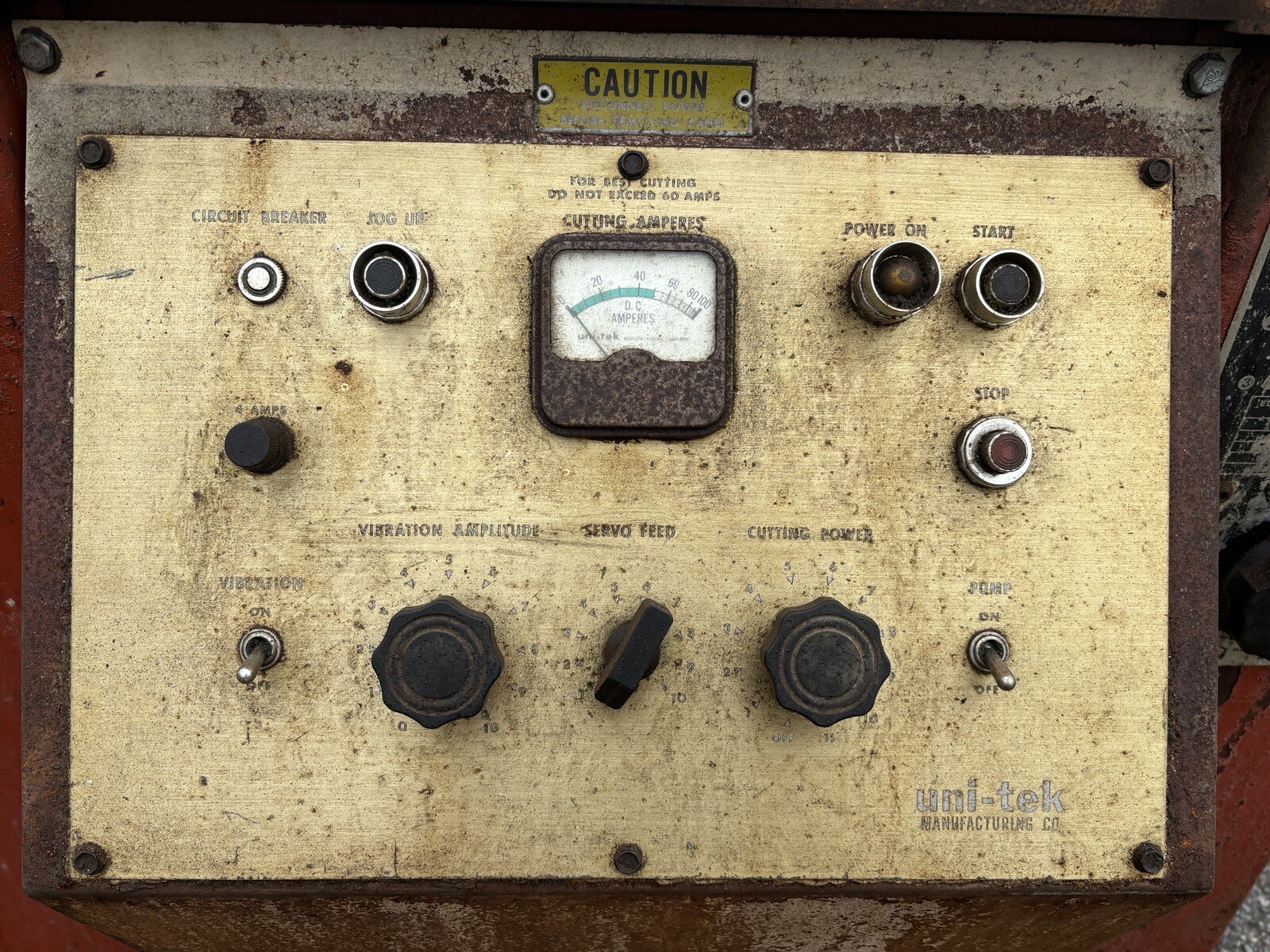 Uni-Tek (Electro Arc) 300sg Swivel Head Tap Disintegrator Servo Feed Head