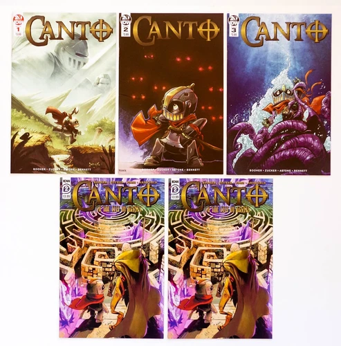 Canto #1 (2nd Printing),2A,3A,Canto&the City of Giants #2 Lot (2 copies)2019 IDW