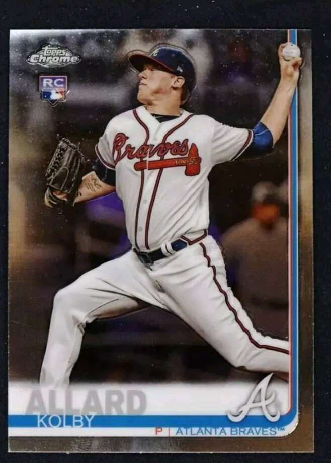 Kolby Allard Rookie 2019 Topps Chrome #99 Baseball Cards Baseball Card NM
