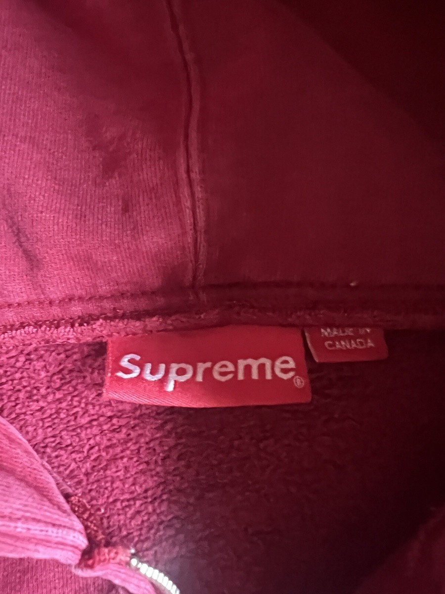 Vintage Supreme x Akira Syringe Zip Up Sweatshirt Dark Red Vintage Supreme x Akira Syringe Zip Up Sweatshirt Dark Red