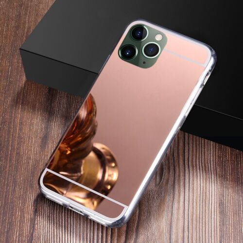 For iPhone 14 13 12 Pro 11 XS MAX XR 8 7 Ultra-thin Soft Silicone Mirror Case - Picture 1 of 17