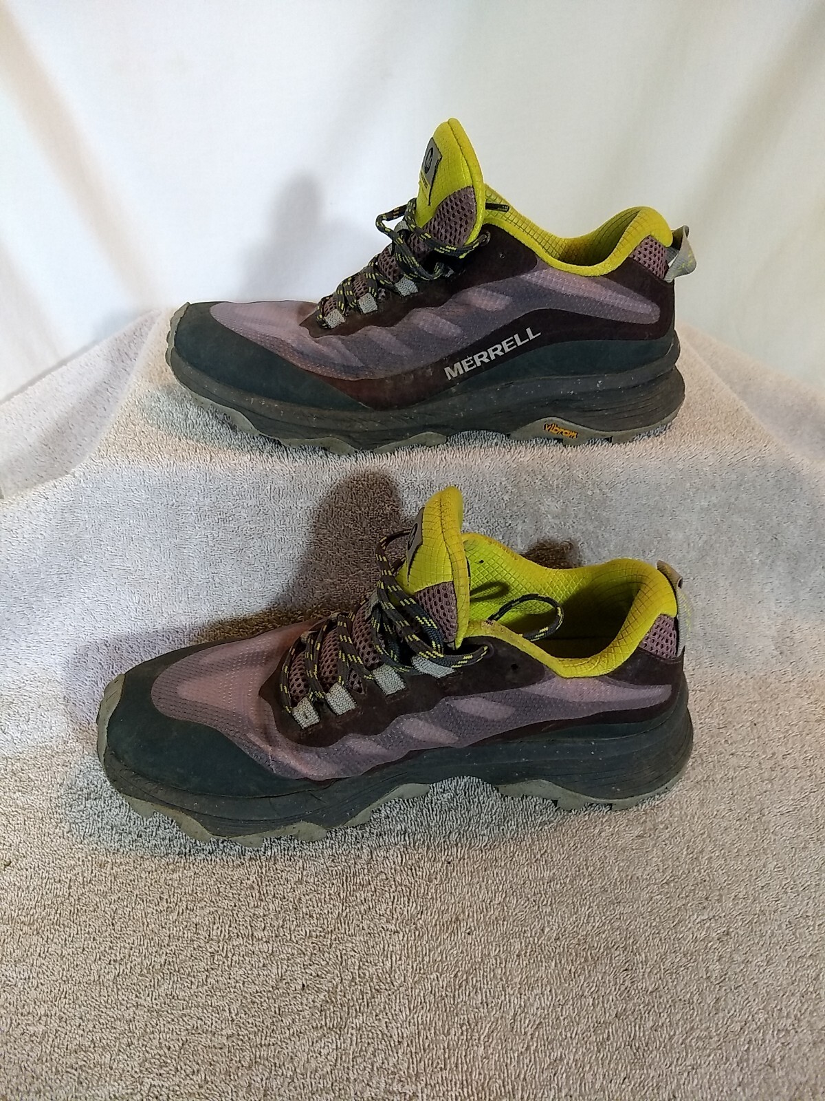 Scarpe da corsa Merrell da donna usate Moab Speed Trail grigie taglia: 10 #JJ21+2