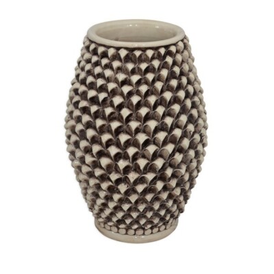 Pigna Siciliana Vase Fass Blumen Keramik Handarbeit Überwurf Vasen Neu