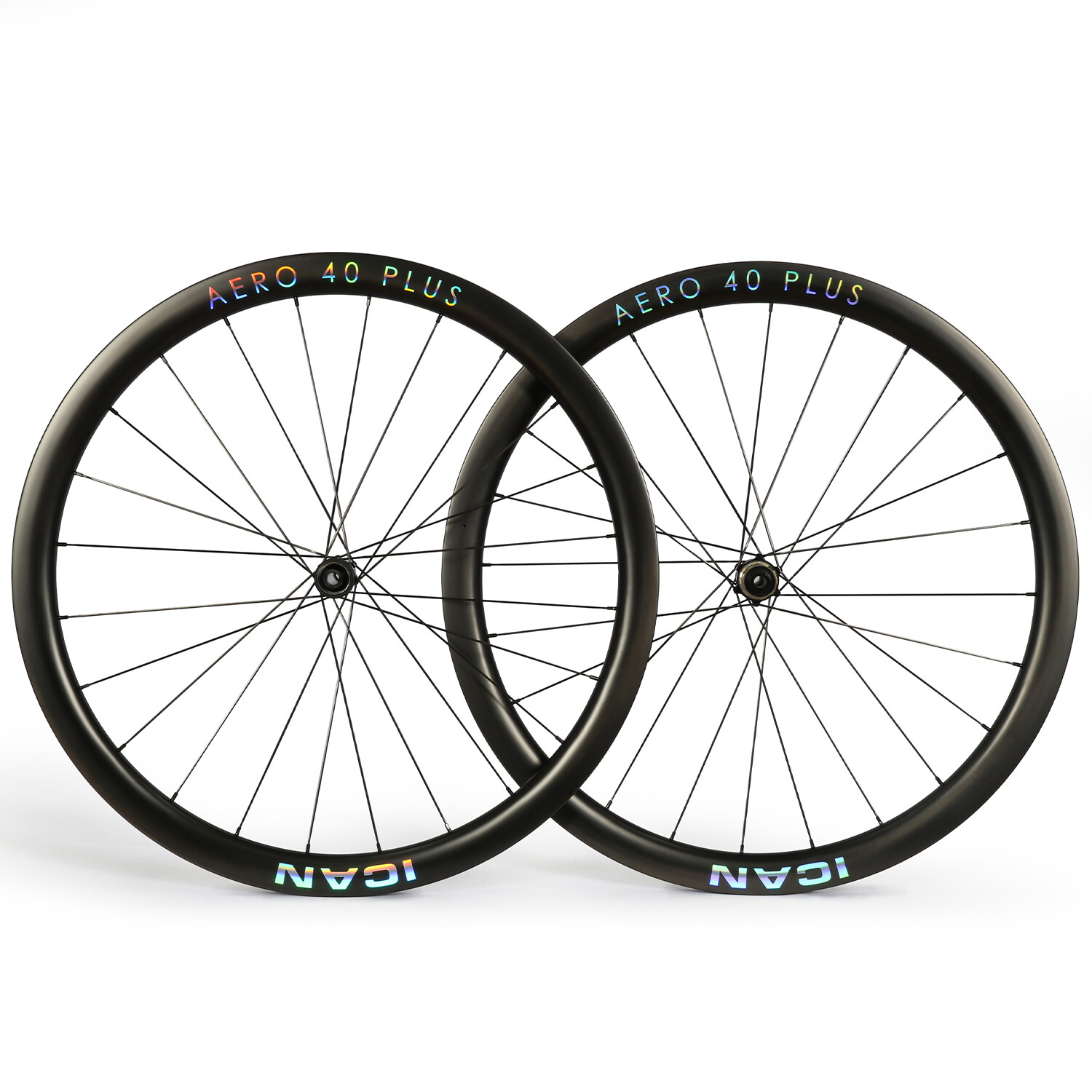 Ican Aero 40 Plus Disc 1385g Carbon Disc Road Wheelset 700C 