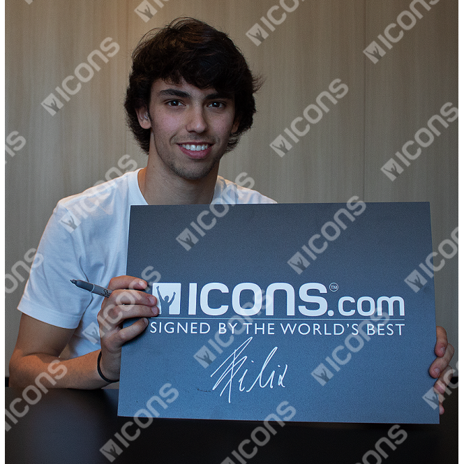 JOAO FELIX ATLETICO MADRID AUTOGRAPHED/SIGNED 2019-20 JERSEY ICONS