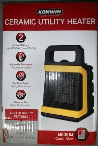 Konwin Heat Dish 1000w Parabolic Heater w/Ceramic Heating Technology  jhs-1000rs | eBay