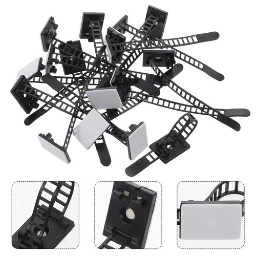 60 Pcs Kabelbaumhalter Mit Drahtschnalle Kabel-Organizer-Aufbewahrung - Afbeelding 5 van 12