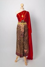 Traditional Thai dress, Thai wedding dress, Lao dress, Thai dress, Khmer dress