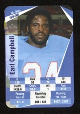 Top 10 Earl Campbell Football Cards 23