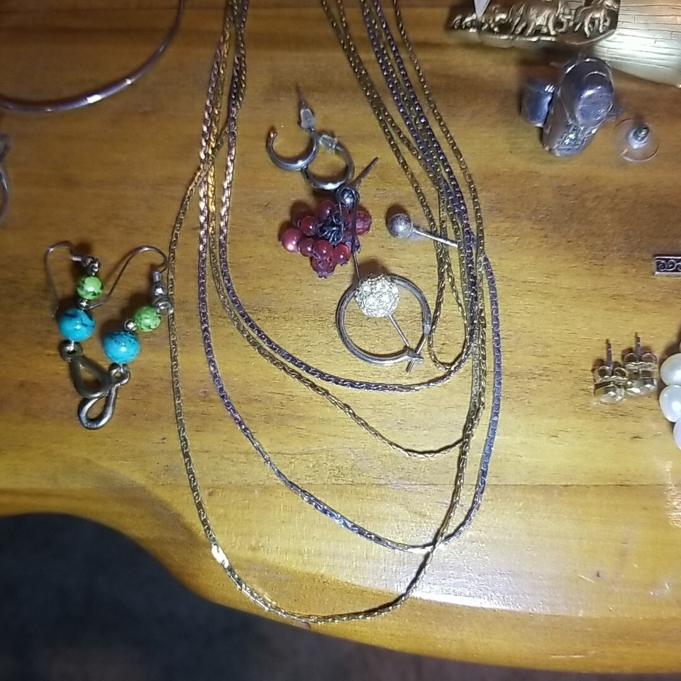 Vintage To Now Costume Jewelry Cleanout Lot Mix Necklace Earrings