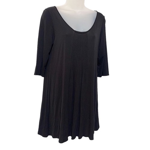 Eileen Fisher 100% Seide Größe M Biesen Plissee vorne Halbarm Oberteil Bluse - Bild 3 von 11