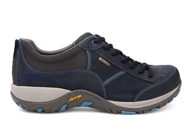 Womens Dansko Paisley Navy Milled Nubuck Lace Up Sneakers Walking Shoes Size 39