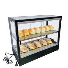Bakery Oven Countertop Warmer Showcase Display Shelf 86 to 120 Degrees F