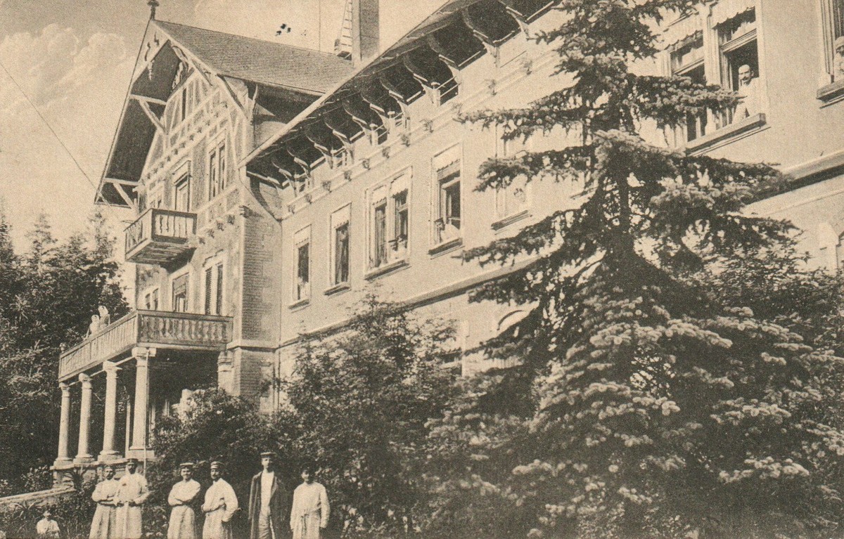 AK* Bad Grüna i.Sa. - Wald-Sanatorium,Reserve Lazarett (AB)70382