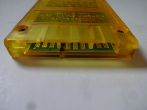 HORI Playstation 2 Memory Card 8MB "KIRA KIRA Yellow" PS2 2003 From Japan - Picture 7 of 7