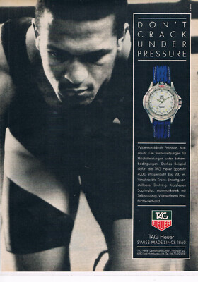 TAG Heuer Werbeanzeige Werbung TAG Heuer #2 NG 