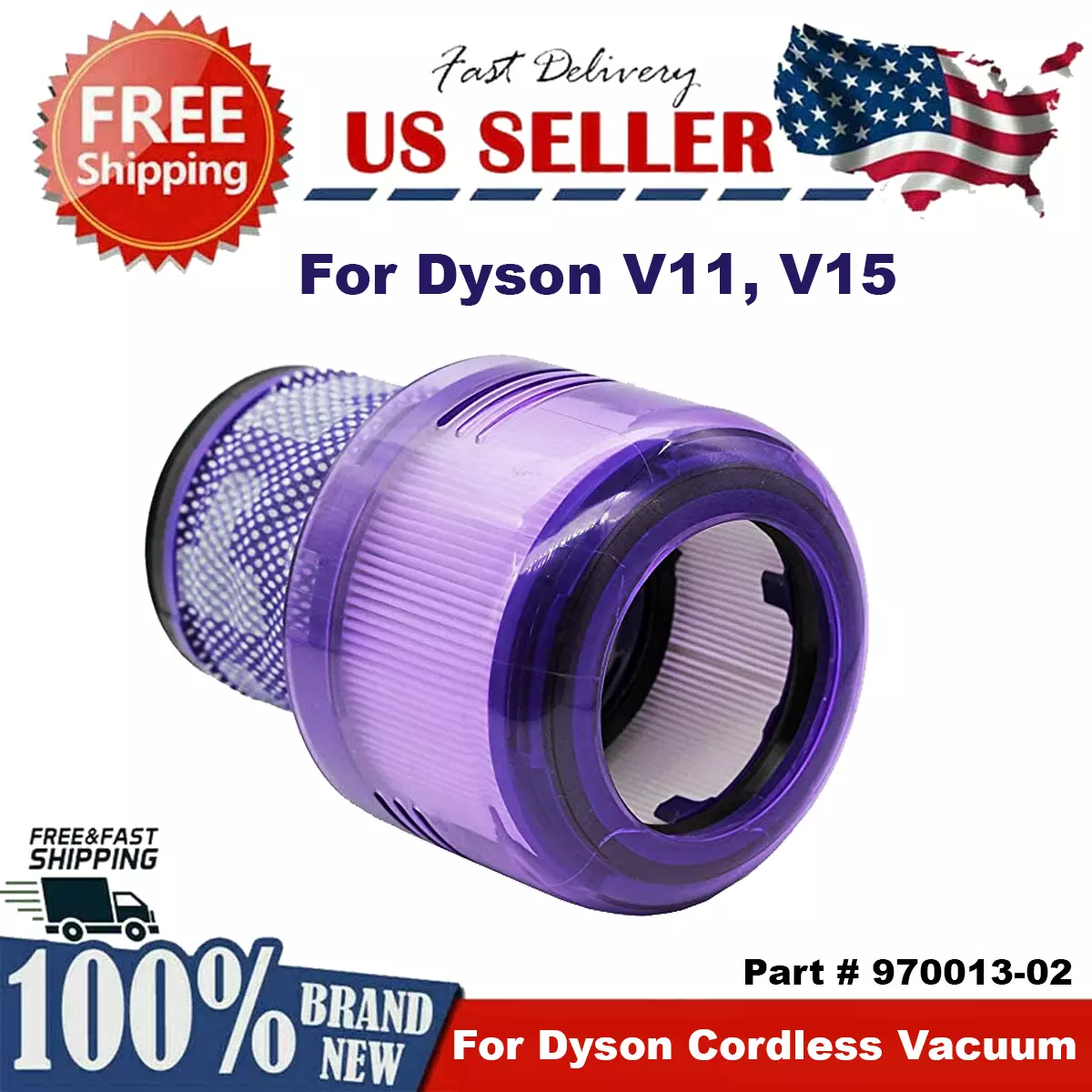 Dyson v15 hepa filter deals
