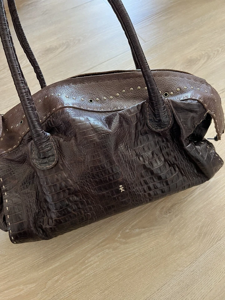 Bolso de mano Henry Beguelin de cuero Foto 3 de 4