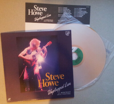 STEVE HOWE Unplugged Live (At Montreux Jazz Festival) JAPANESE LASERDISC YES