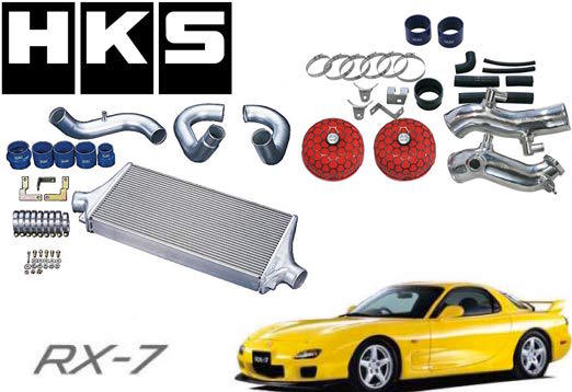 HKS パイピングキット RX-7 FD3S HKS R TYPE INTERCOOLER TURBO PIPING & AIR INTAKE FILTER COMPLETE
