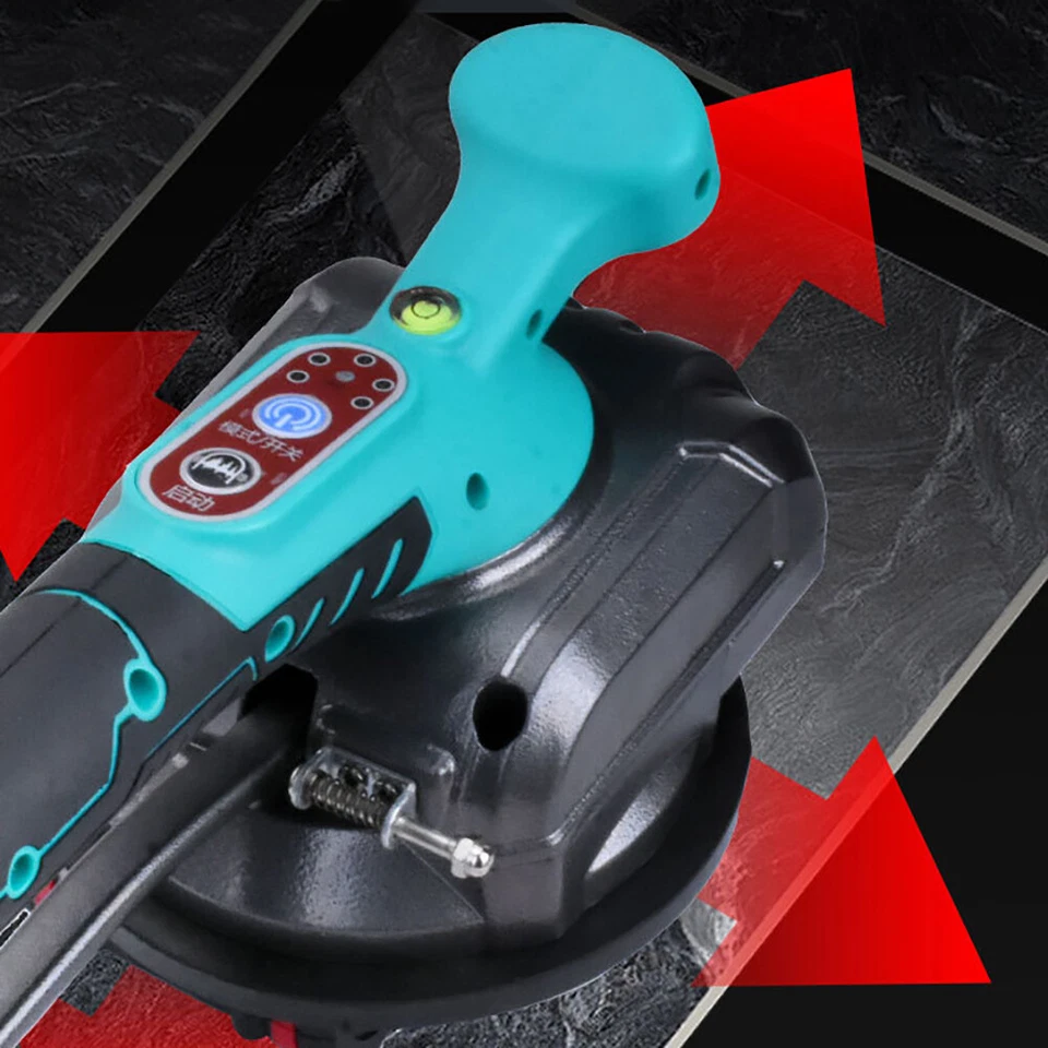 Tile Vibrator Suction Tiling Machine 5-speed Floor Laying Leveling Tool +Battery - Image 4 of 4
