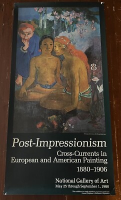 Vintage Post-Impressionism Cross-Currents National Gallery Of Art 1980 Poster
