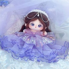 20cm cotton Plush Doll princess dress Clothes Clothing Dress Up Toy Gift