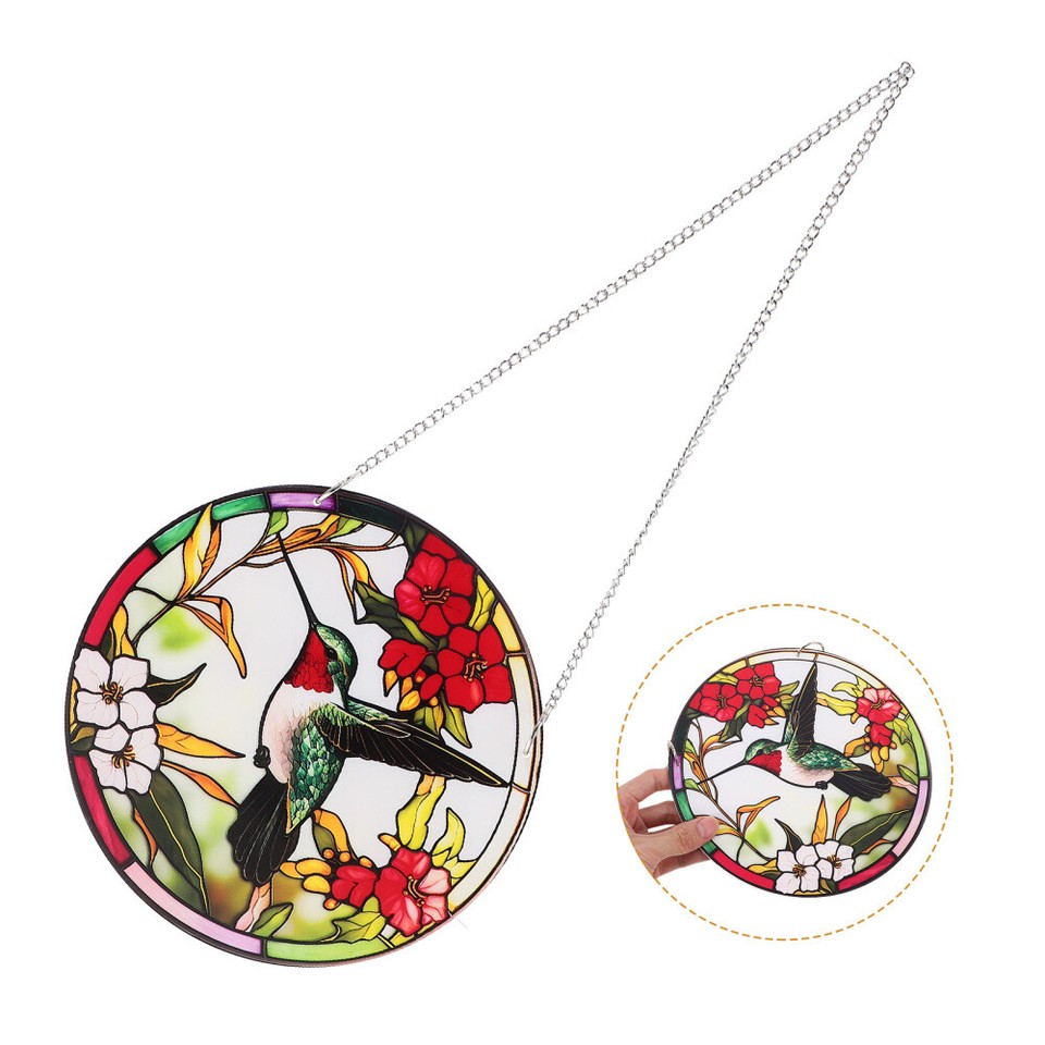Kolibri Weihnachtsschmuck 10-teilig - Bunte Acryl Anhänger Für Christbaum