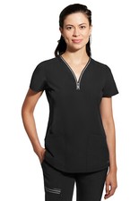 Healing Hands Women Scrubs Sonia Top 2274 BLACK Black Free Shipping