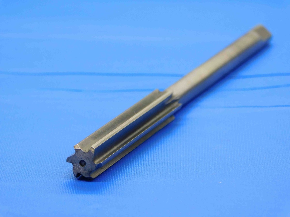 0.3704 O.D. HSS CHUCKING REAMER 6 FLUTE .3704 3/8 .3750 -.0046