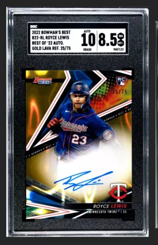 2022 Bowmans Best Royce Lewis Auto /75 SGC 8.5 10 Auto