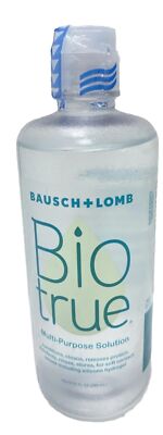 Past Date* New Bausch Lomb Bio True Multi Purpose Contact Lens Solution, 10Fl Oz