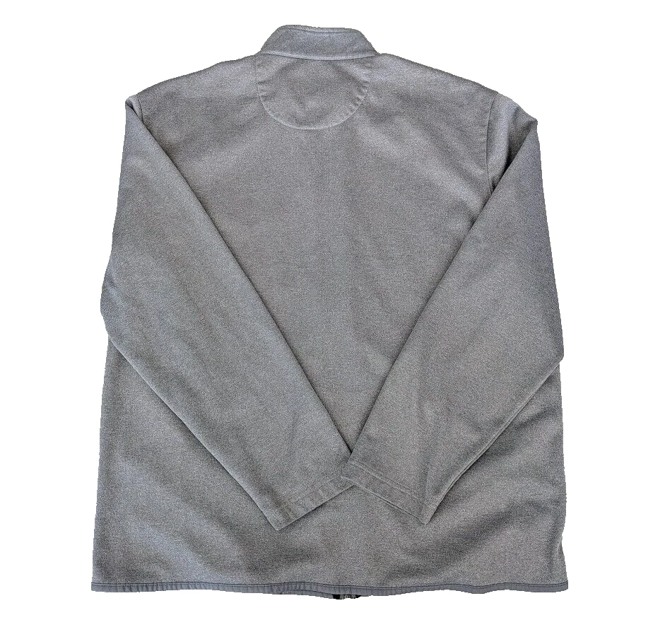 CALLAWAY Mens XXL Golf Jacket Black Gray Quilted Full Zip - Image 2 of 4