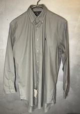 Vintage Polo by Ralph Lauren Yarmouth Cotton Pinpoint Oxford Shirt Mens 15 FLAW