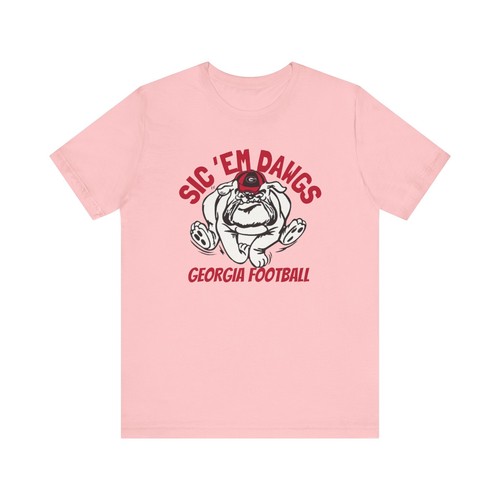 Sic 'Em Dogs UGA Unisex Short Sleeve Tee I UGA Football Tee I Georgia Game Day - Picture 138 of 153