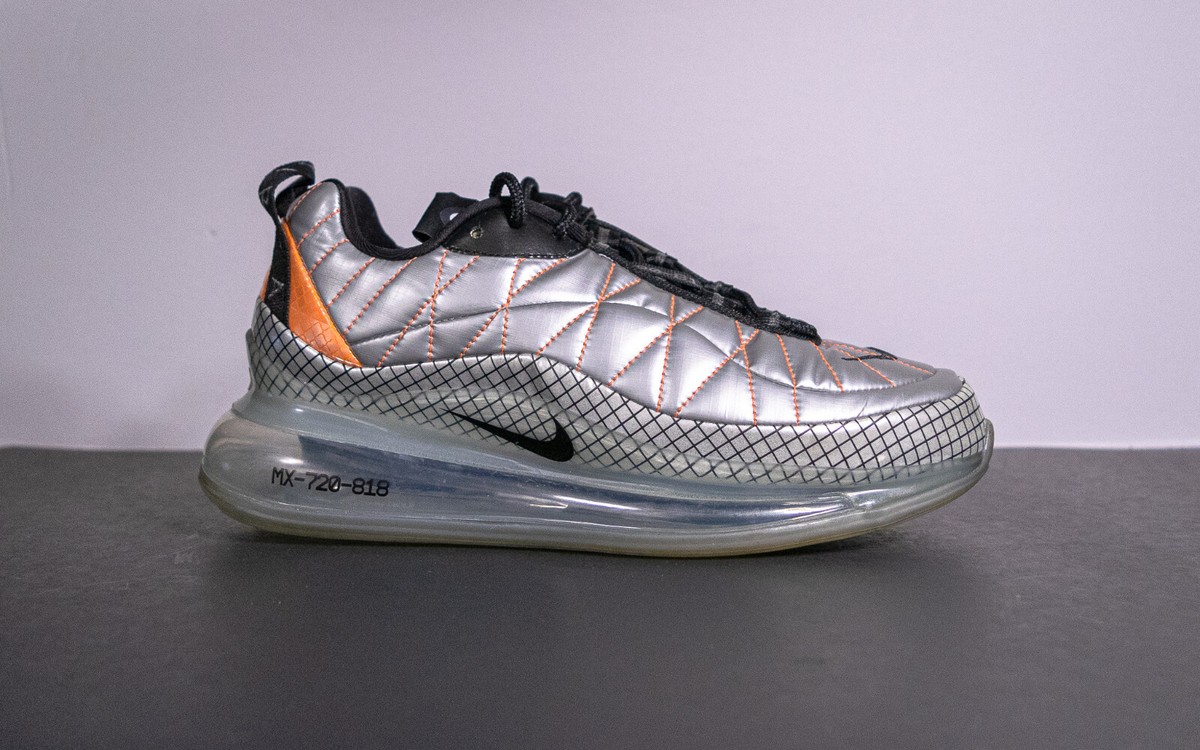 Nike Air Max MX 720-818 BV5841-001 Running Trainer Silver Gray