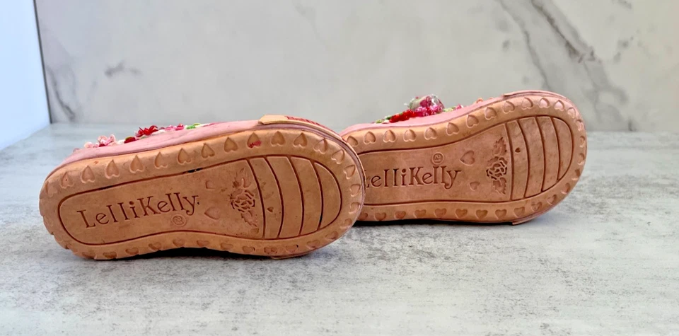 LelliKelly Pink Embellished Mary Janes, Toddler Girl (Size 5.5 US) - Image 2 of 4