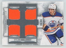 2022-23 UD The Cup Foundations Quad Jersey Dylan Holloway RC 09/99 #F-DH