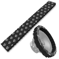 NVX UNIFRING 6 Piece Universal Self-Adhesive Foam Speaker Ring Baffle Kit –