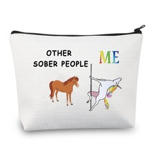 MBMSO Sobriety Gifts Funny Sober medium, Other People Me white