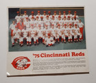 1975 CINCINNATI REDS TEAM 8X10 PHOTO Rose Bench Morgan Perez BIG RED MACHINE — photo 1