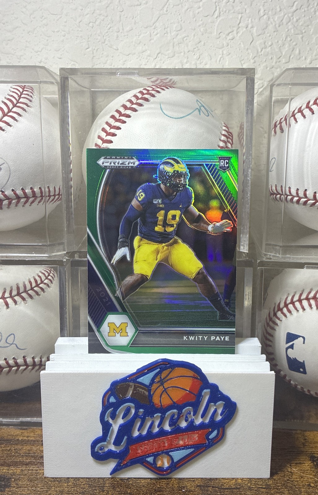 2021 Panini Prizm Draft Picks - Kwity Paye #145 Green Prizm (RC)