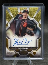 2025 Topps Tier One Hayden Birdsong Break Out Auto /299 #BOA-HB Giants ROOKIE