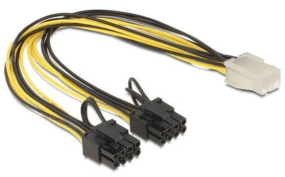Delock 83433 PCI Express Stromkabel 6 Pin