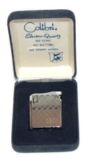 Vintage Colibri Electro-Quartz Butane Lighter in original box