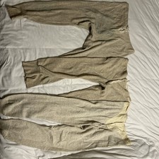 Vintage ww2 1940s USN Wool/ Cotton Blend Long Underwear Thermal Pants Lace Back