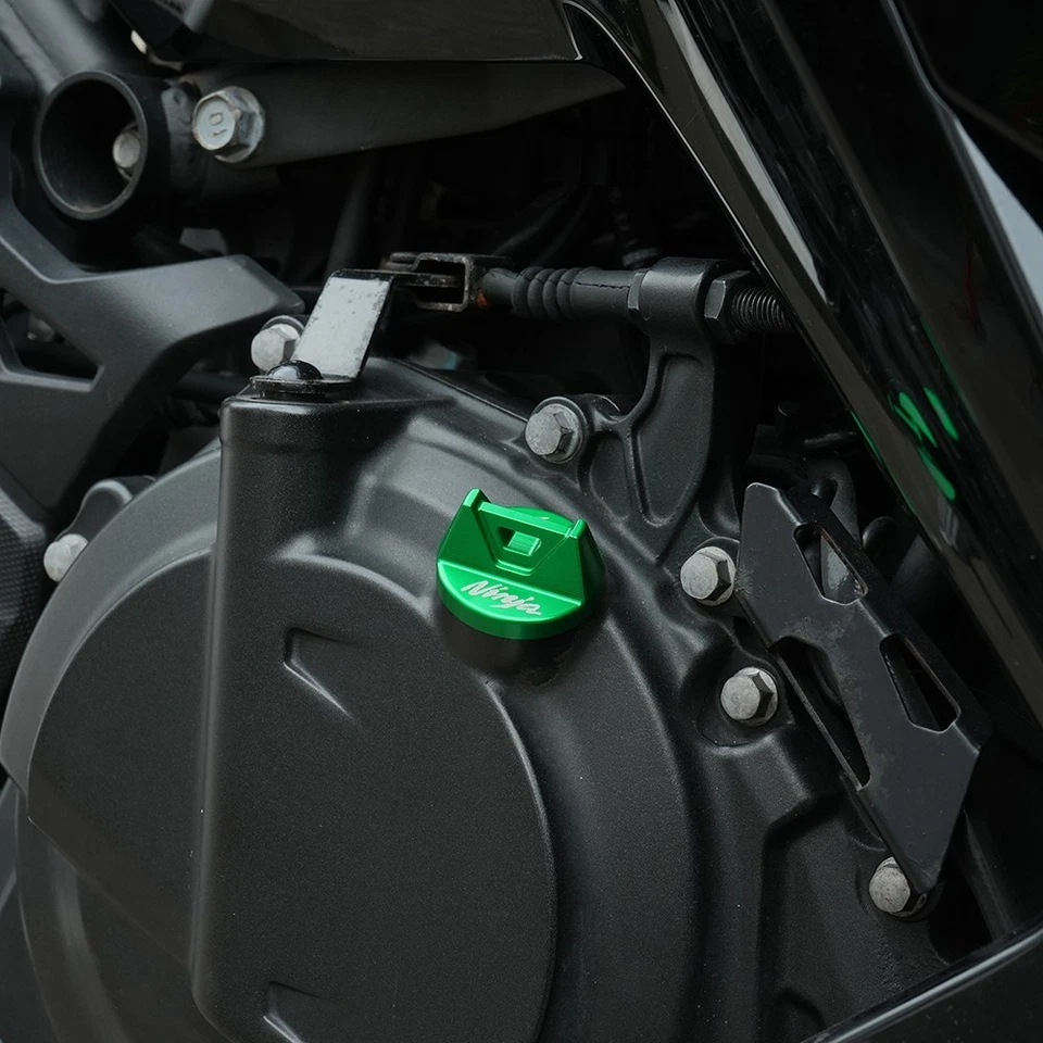 Tapón de rosca de llenado de aceite de motor para Kawasaki Ninja 400 500 650 ZX4R 4RR 1000SX Foto 2 de 4