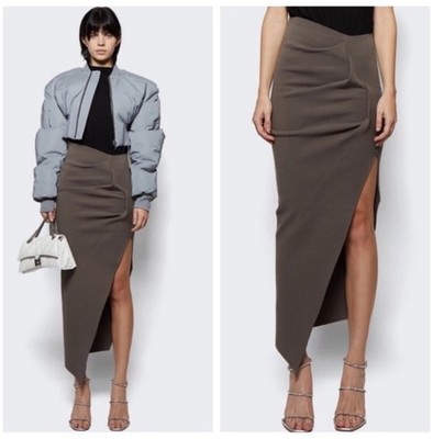 Size M Rick Owens Rent Maxi Skirt in Dust