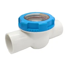 Non Return Clear Chamber Visual Check Flapper Valves 63mm for Swimming Pools