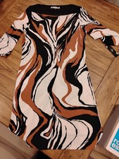 LiLY - NWT Sexy Stretchy Print Open Front Chest Dress Sz M Retail 156$